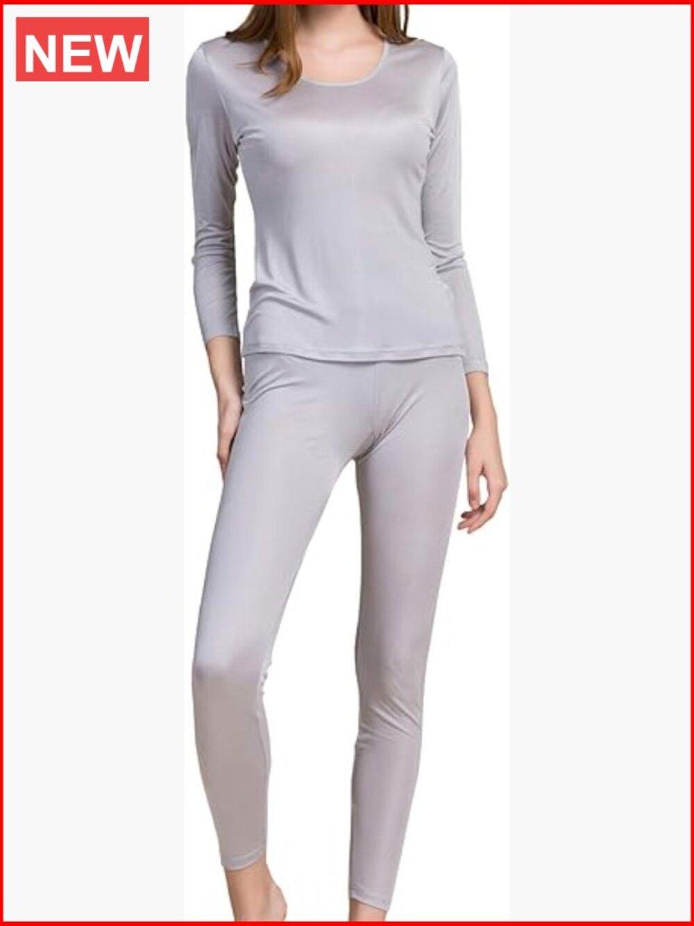 Silk Long Underwear Thermal Base Layer Set Long Johns